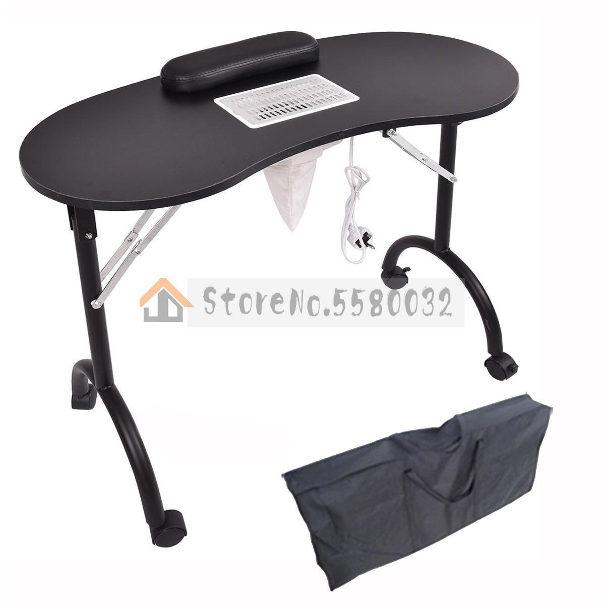 H1 Manicure Desk With Vacuum Cleaner Nail Art Table Spa Beauty
