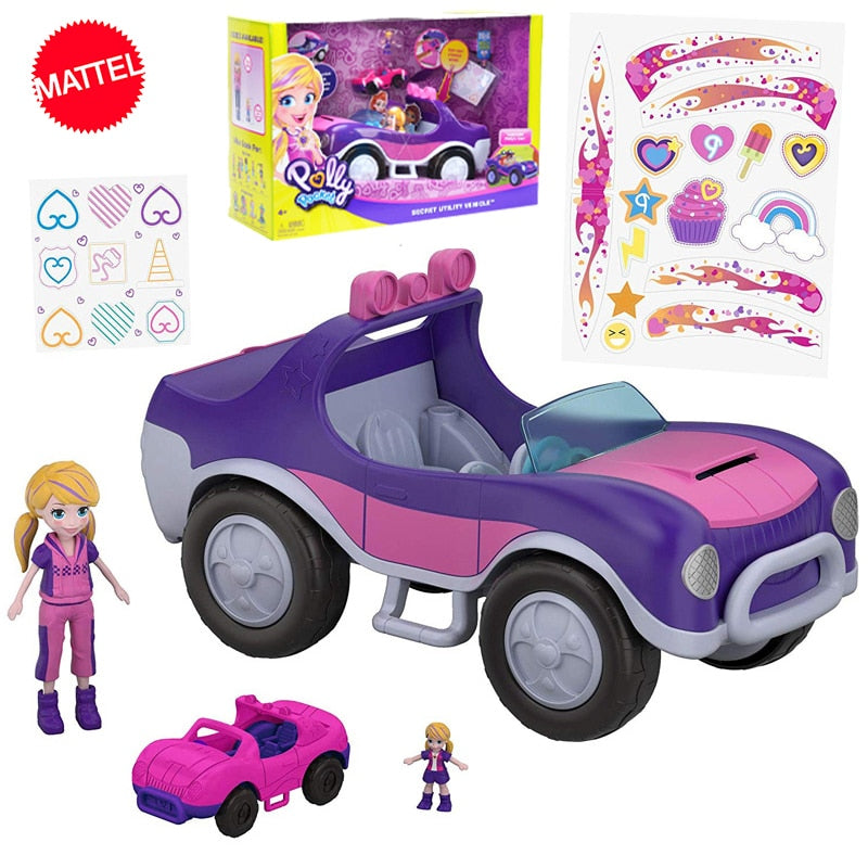 polly pocket mini cars