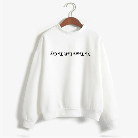 ariana grande hoodie no tears left to cry