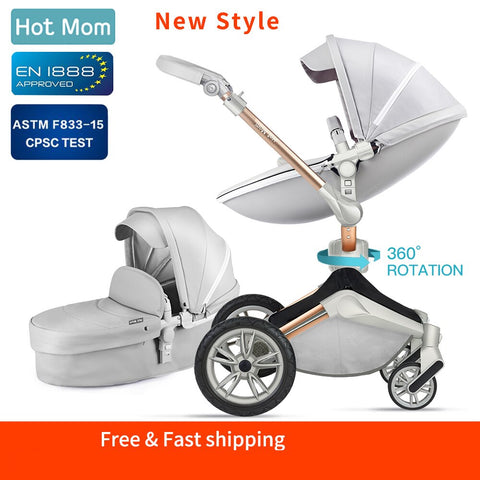 hot mom 3 in 1 travel stroller