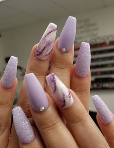 Pretty Nail Design-1 Marble nails