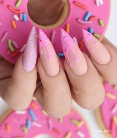 Candy Stiletto Nail Designs