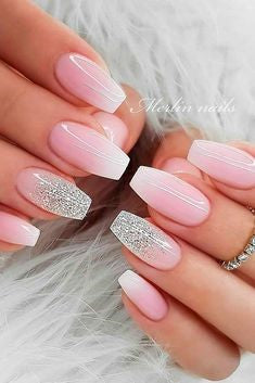 Ombre Pink Nail Design