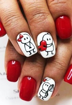 40+ Top Valentine’s Day Nail Designs in 2020 | BeautyBigBang