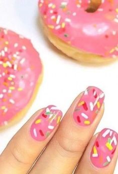 Candy Nail Design for Valentine's Day