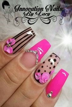 3D Butterfly Nail Design