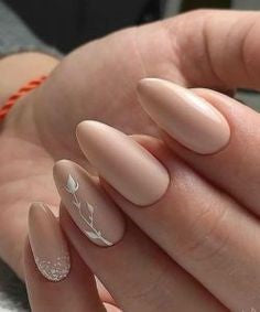 Newest Nail Designs-8 Matte nude nails