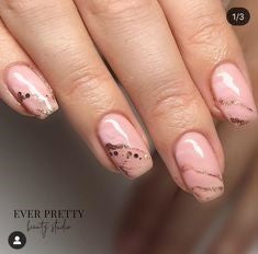 Newest Nail Designs-19 Pink Marble nails