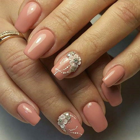 Ribbon Bow Heart Rhinestone 3D Nail Art Pink white Long Bowknot Nail Art  Charms Kawaii Jewelry Manicure Design Accessories AZH-1 - AliExpress