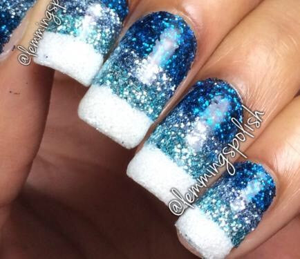 50 Easy Winter Nails to Inspire You | Christmas nails, Winter nails, Nail  art designs