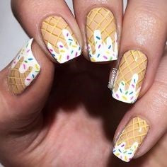 Crepe Nail Design