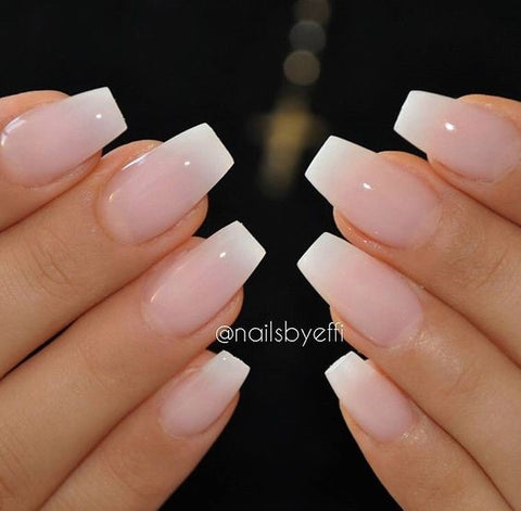 26 French Manicure Ideas | Summer French Tips Designs | White Nails & With  Color | Diagonal French