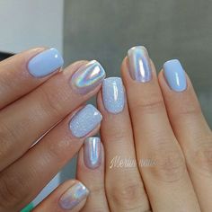 Pretty Nail Design-20 Holographic nails