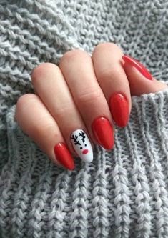 cute christmas nail designs
