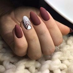 cute matte nails
