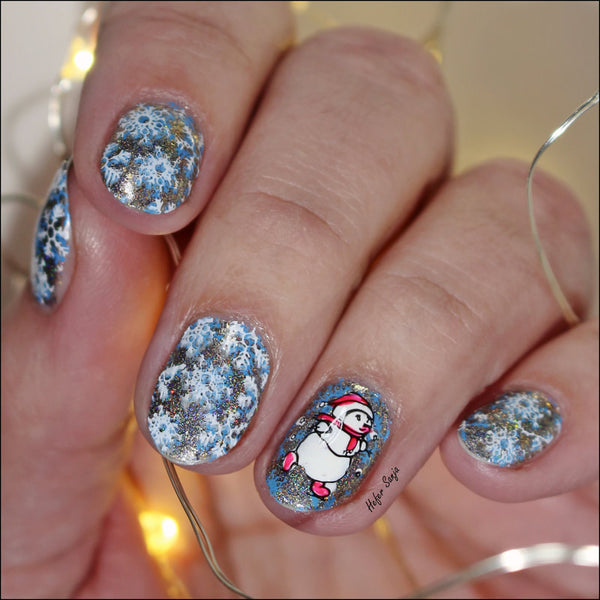 Christmas Nail Stamping Plate