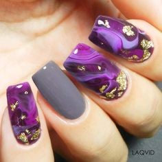 Purple Nail Design-8