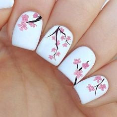 Plum Elegant Nail Design