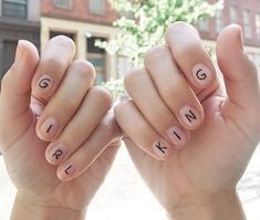 Girl King nail design