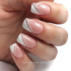Pretty Nail Design-12 Irregular French nails