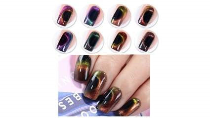 Magnetic nail polish