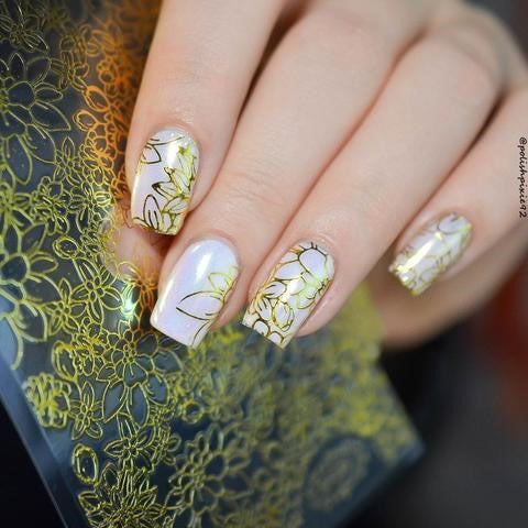 Flower 3D Nail Stickers Lace Pattern Nail Art Accessory Nail Decoration
