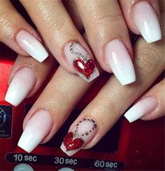 Pretty Nail Design-14 Love nails