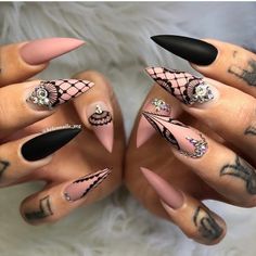 Pretty Nail Design-19 Dark Style nails