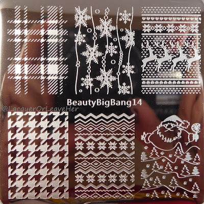 Christmas Nail Stamping Plates