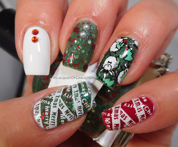 Christmas Nail Stamping Plates