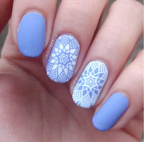 Latest summer stamping nail art design collection