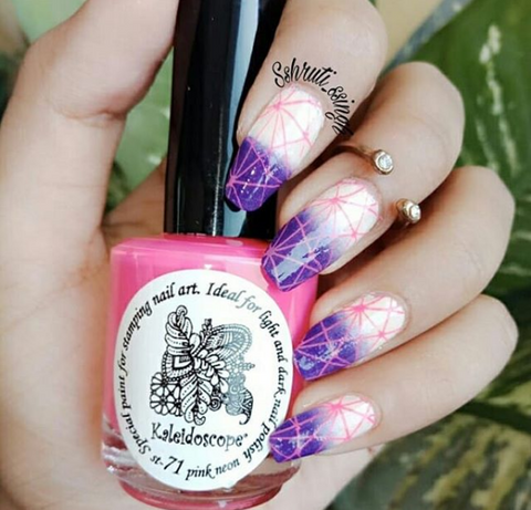 Latest summer stamping nail art design collection
