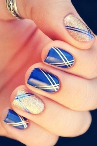 blue summer nail color 