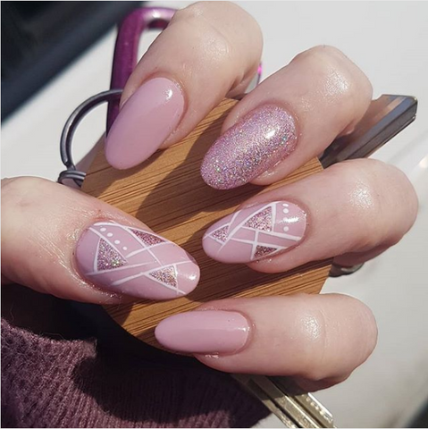 Instagrin | Pink glitter nails, Fancy nails, Nails