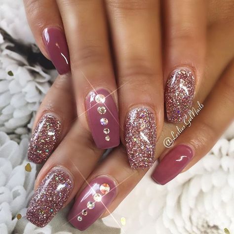 30+ Glitter Nail Art Designs 2018 | BeautyBigBang