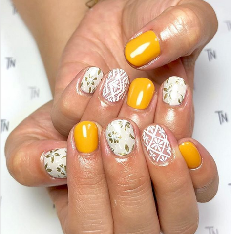 Amazon.com: Sunflower Nail Art Sticker Daisy Nail Stickers Decals Summer Nail  Art Supplies for Acrylic Nail 3D Self Adhesive Yellow Flower White Pink  Floral Butterfly Design DIY Manicure Nail Decoration : Beauty