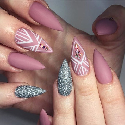 30 Pink Matte Nail Designs 2018 Beautybigbang