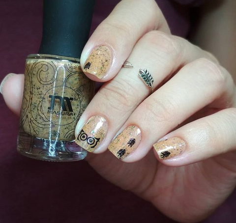 stamping nail art design