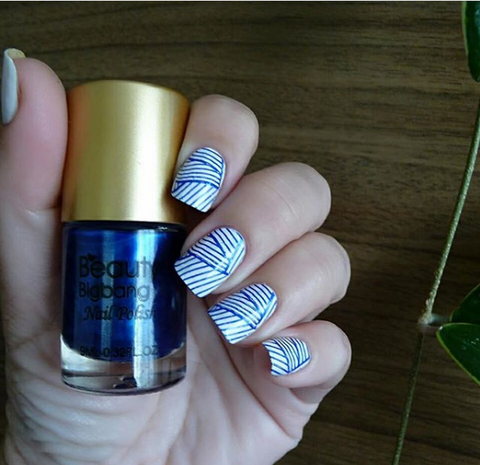 stamping nail art design