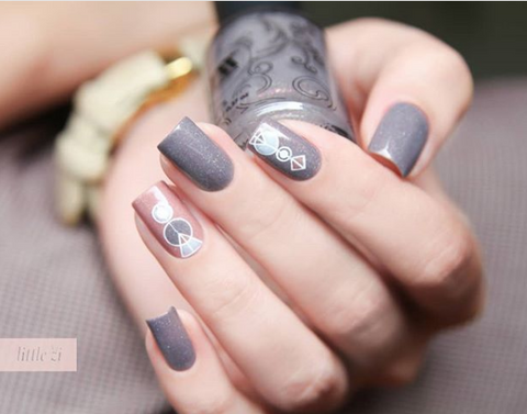 stamping nail art design