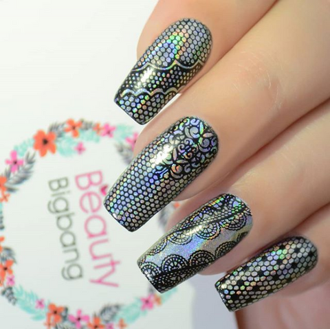 stamping nail art design