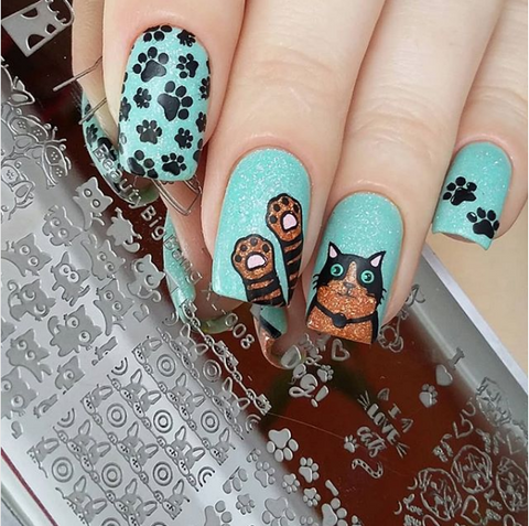 Summer Stamping Nail Art Designs for 2018