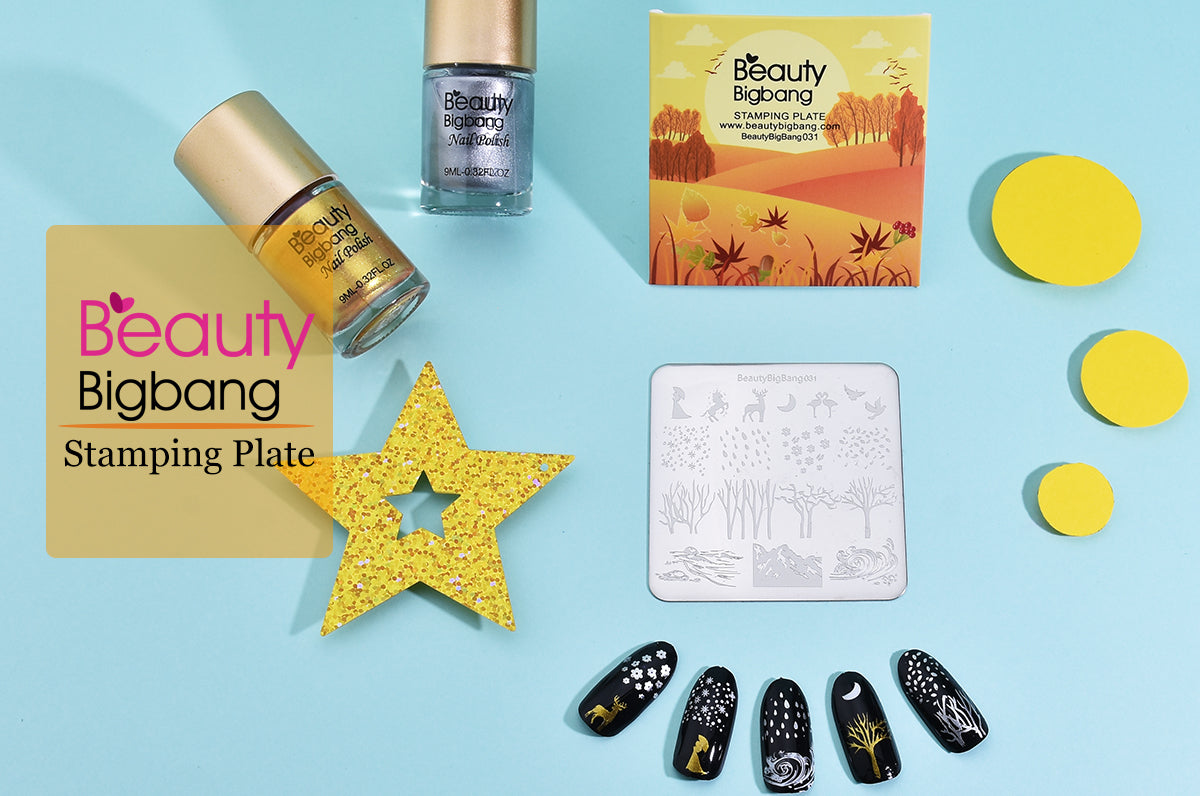 9. Forest Tree Nail Art Stamping Supplies - wide 3