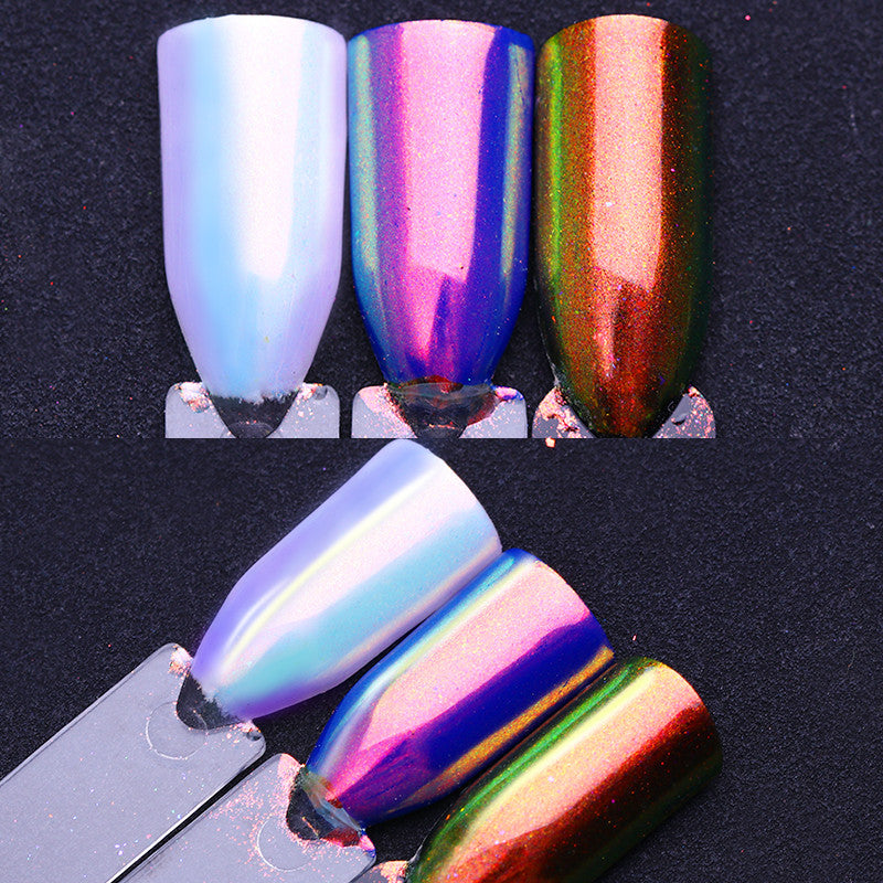 Aurora Nail Laser Powder Aurora Pigment Unicorn Powder | BeautyBigBang