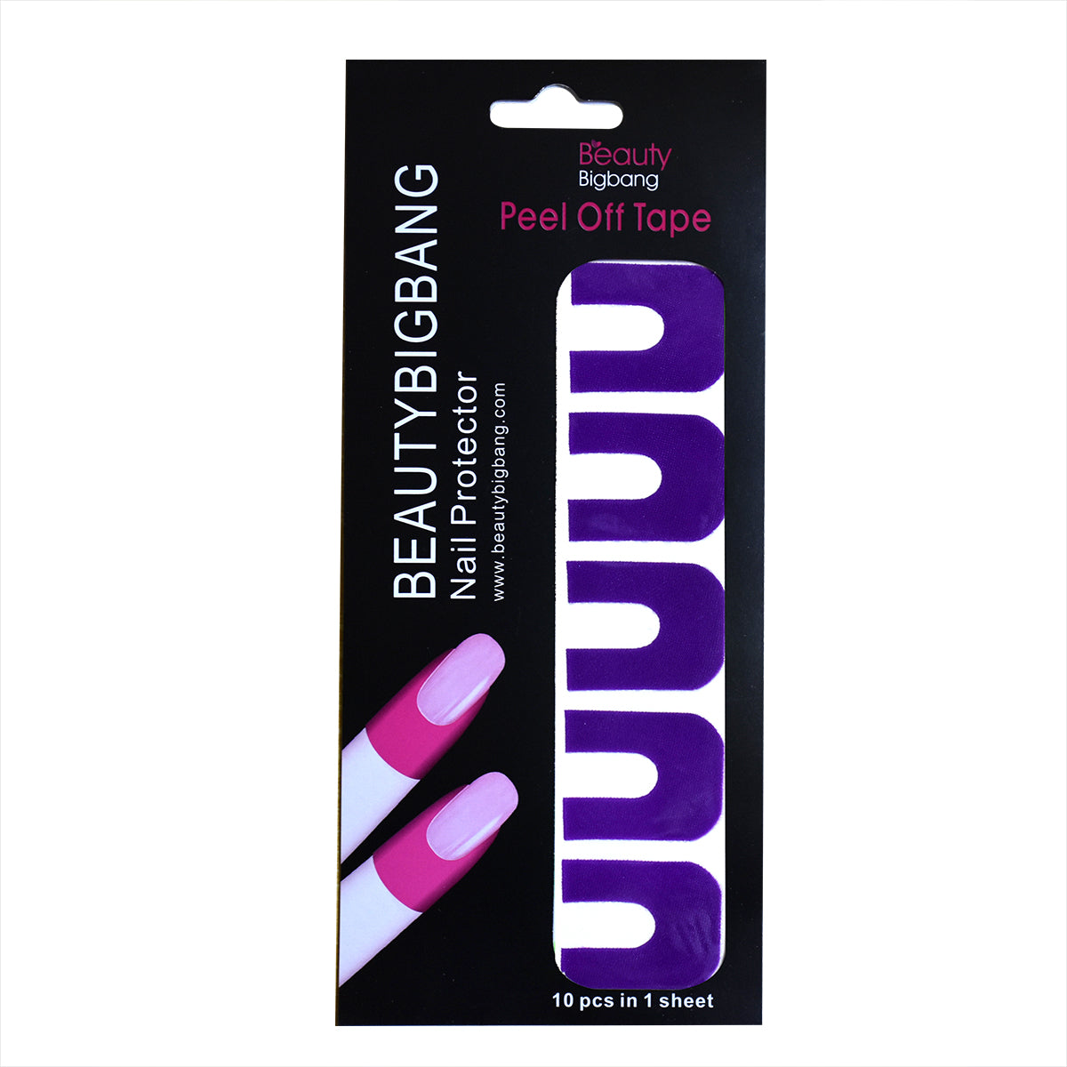 10Pcs Peel Off Tape Latex-Free U-Shape Nail Protector Tapes | BeautyBigBang