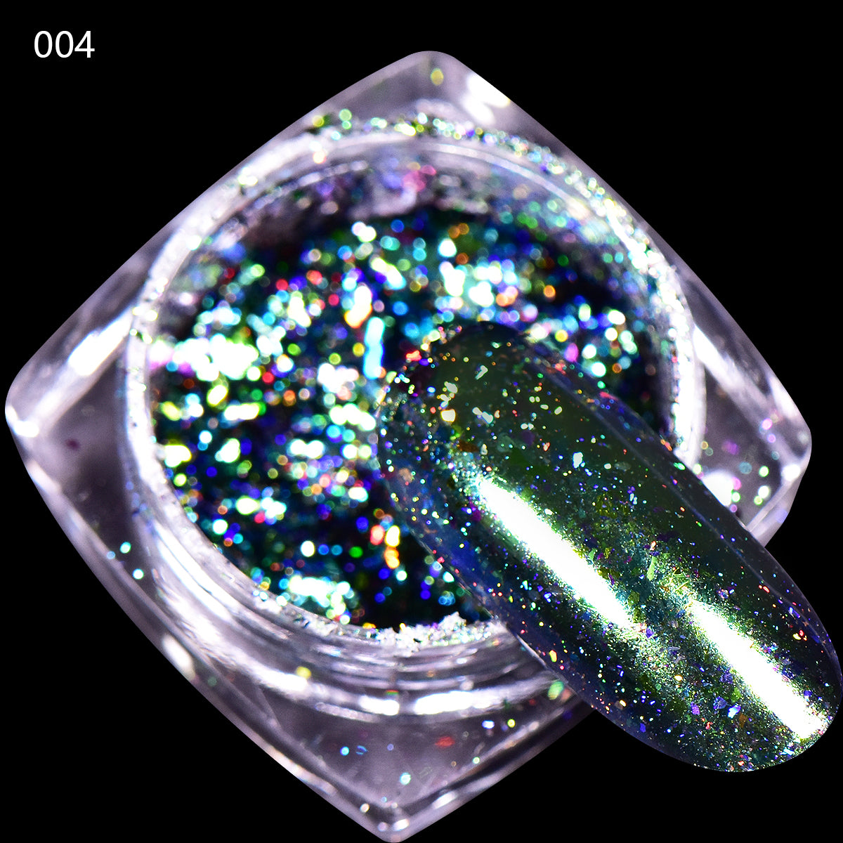 0.1g Chrome Holo Flakes Starry Nail Powder Nail Art Glitters Dust For ...