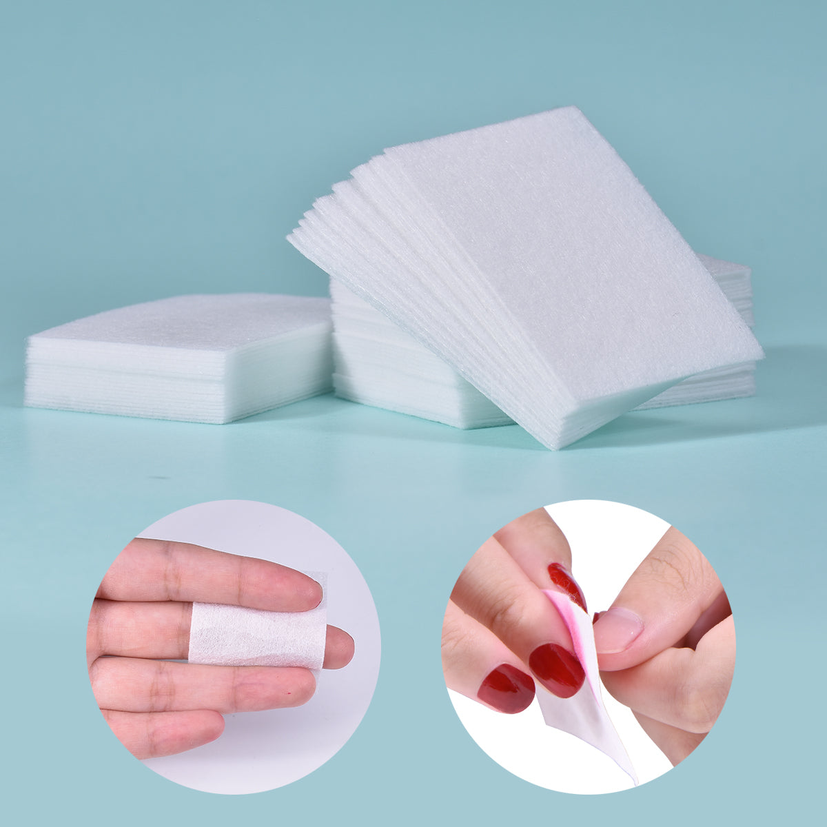 100PCS/Lot Nail Polish Remover Nail Wipes Bath Manicure | BeautyBigBang