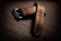 24mm Leather straps w/ SS buckle