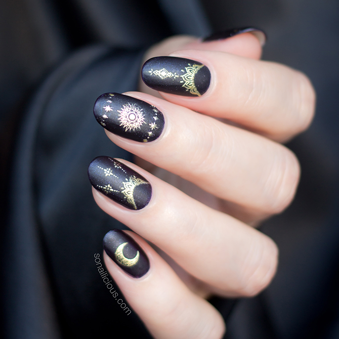 nail gold stickers