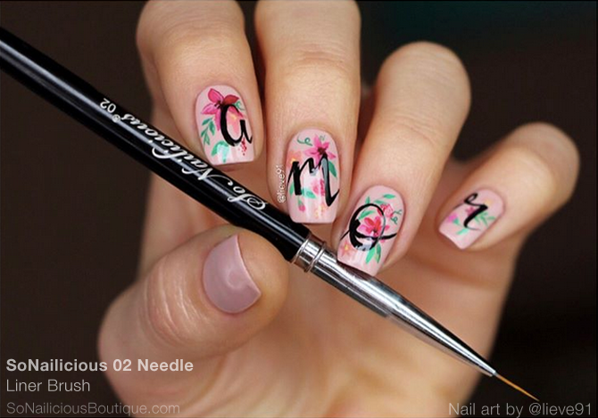 nail art liner brushes